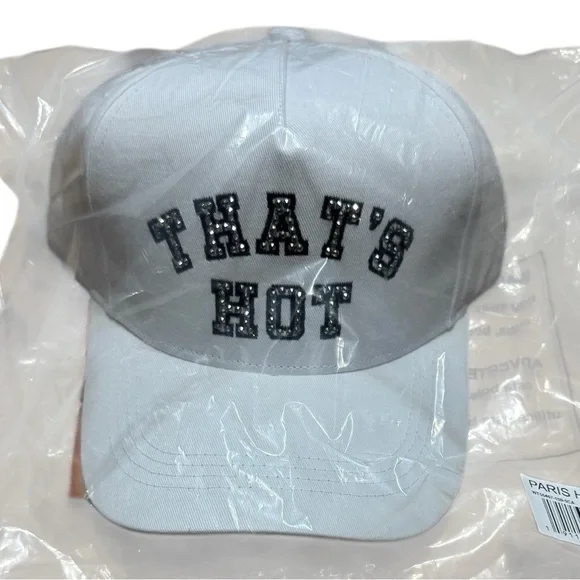 Paris Hilton Baseball Hat Collection of 3 Brand New In Package Pink White Black - Picture 9 of 15